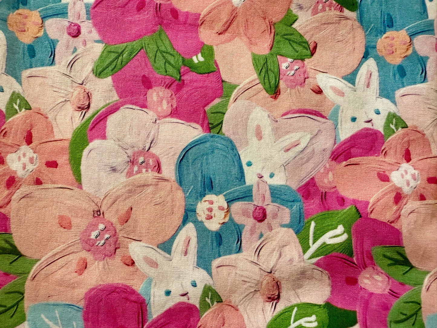 Floral pattern tablecloth for square tables