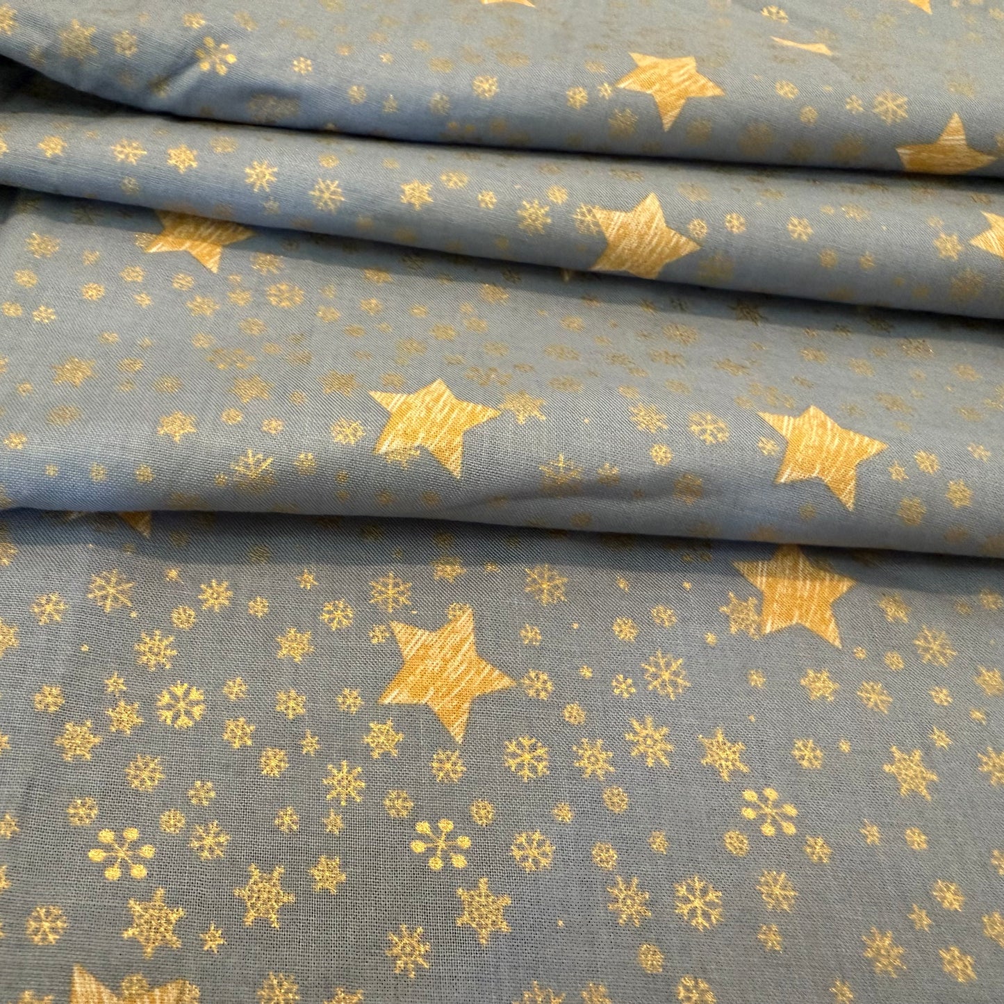 Celebration pattern with golden stars