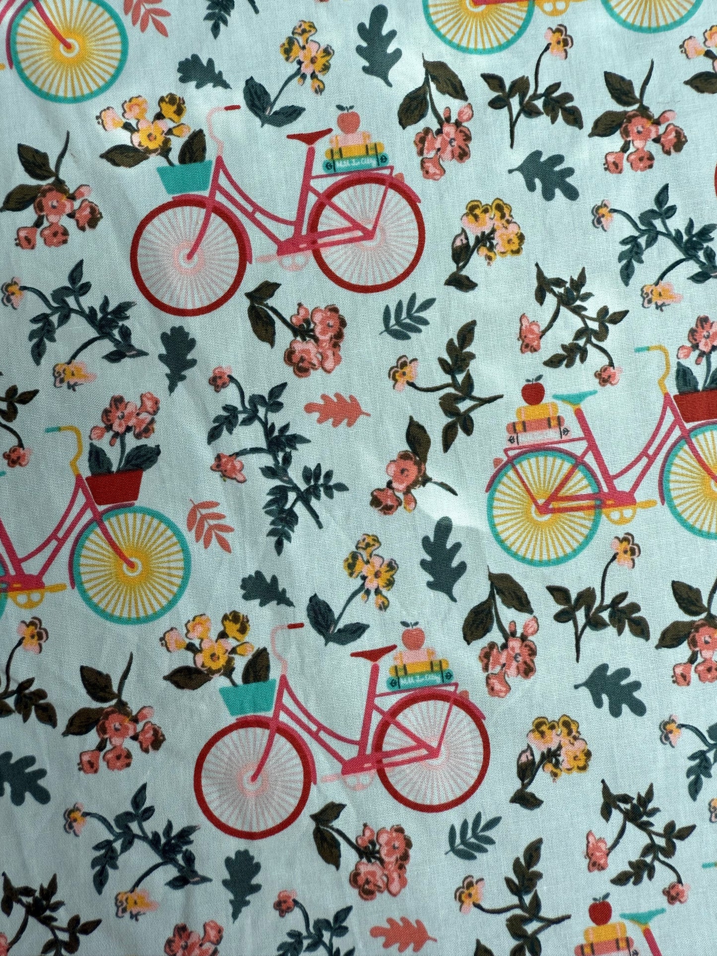 Bicycles and flowers